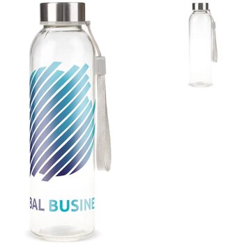 Waterfles glas 500ml transparant