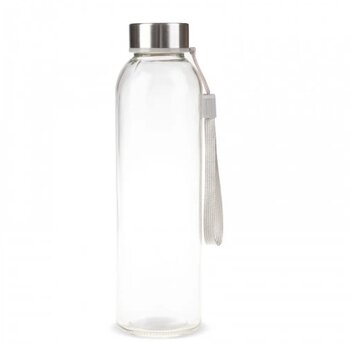 Waterfles glas 500ml transparant