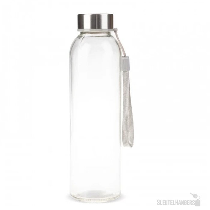 Waterfles glas 500ml transparant