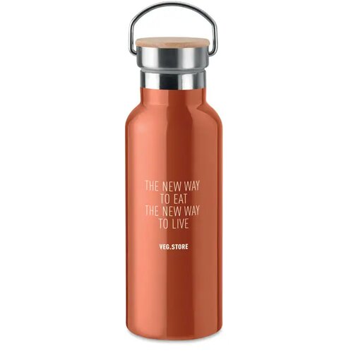 Dubbelwandige thermosfles Helsinki Oranje 500 ml 500 ml