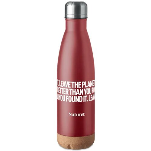 Dubbelwandige fles 500 ml Aspen cork bordeaux 500 ml