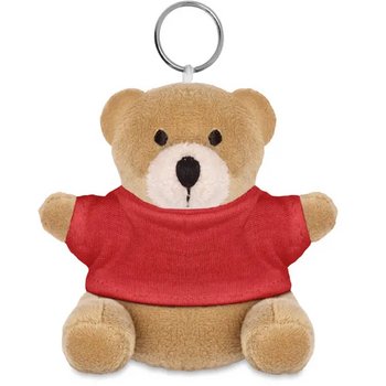 Sleutelhanger met beer Nil rood Sleutelhanger met beer Nil rood