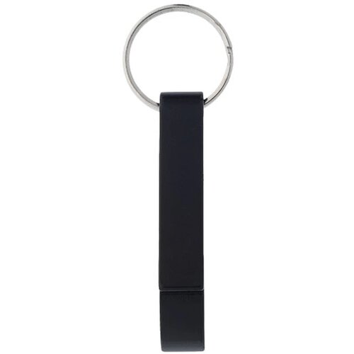 Sleutelhanger met fles- en blikopener Zwart