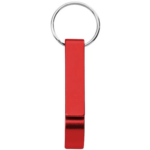 Sleutelhanger met fles- en blikopener Rood