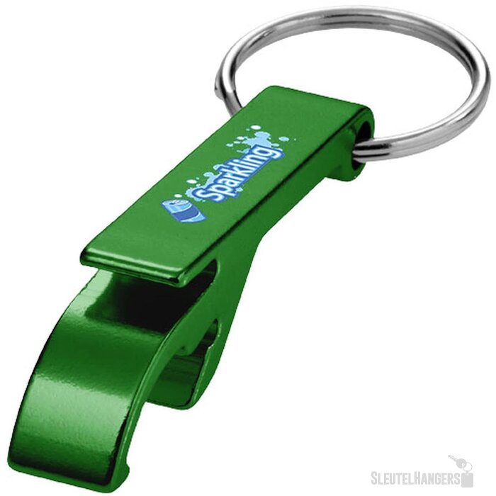 Sleutelhanger met fles- en blikopener Groen