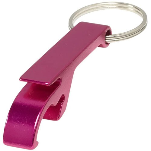 Sleutelhanger met fles- en blikopener Roze