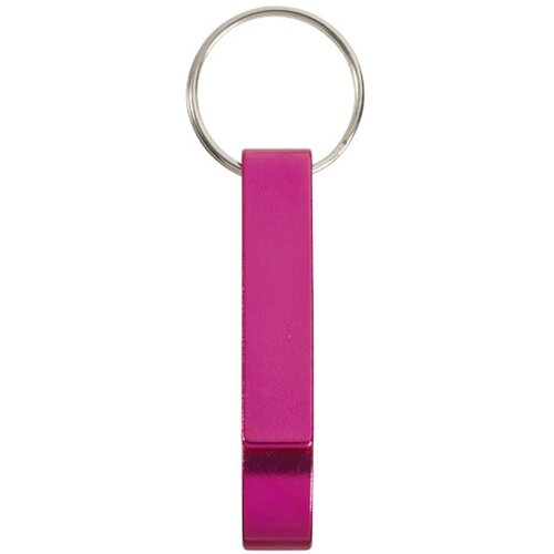 Sleutelhanger met fles- en blikopener Roze