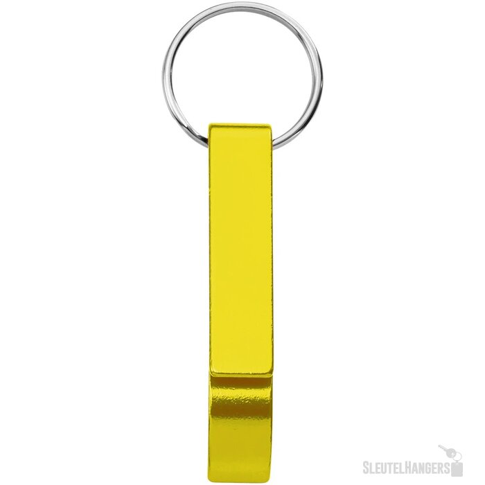 Sleutelhanger met fles- en blikopener Goud