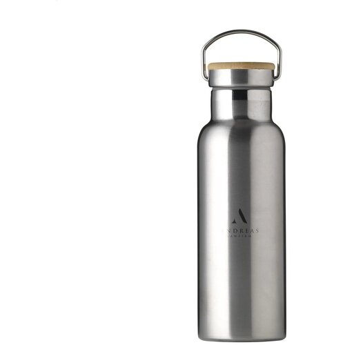 Nordvik Rcs Recycled Steel 500 Ml Drinkfles Zilver 500 ml