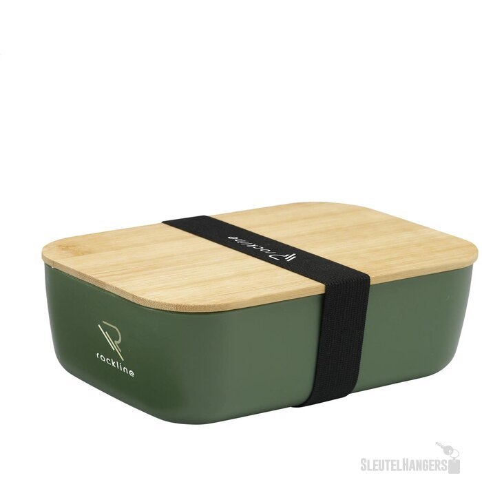 Midori Bamboo Lunchbox Donkergroen