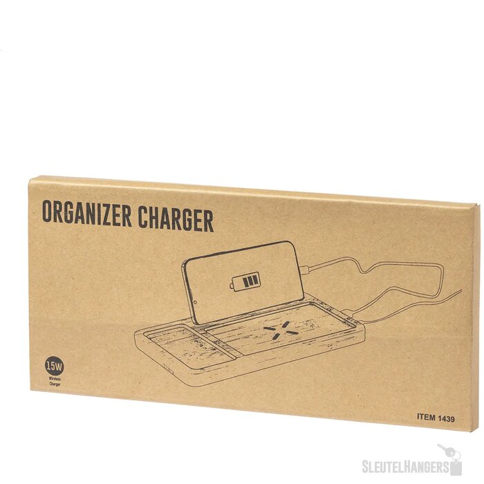 Flabo Plus Draadloze Oplader Organizer Natuurlijk