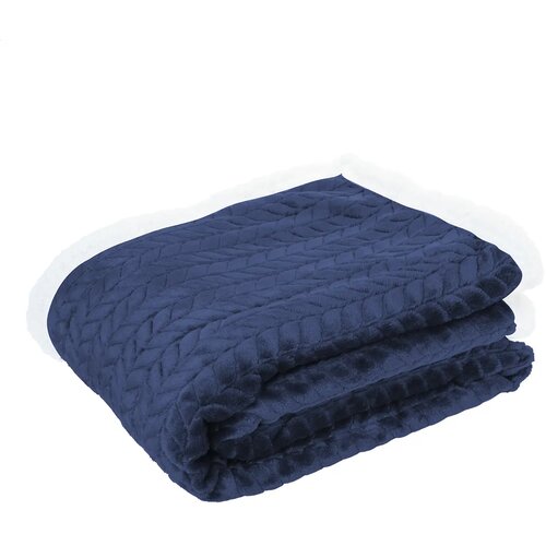 Foglio Rpet Deken Donker Blauw