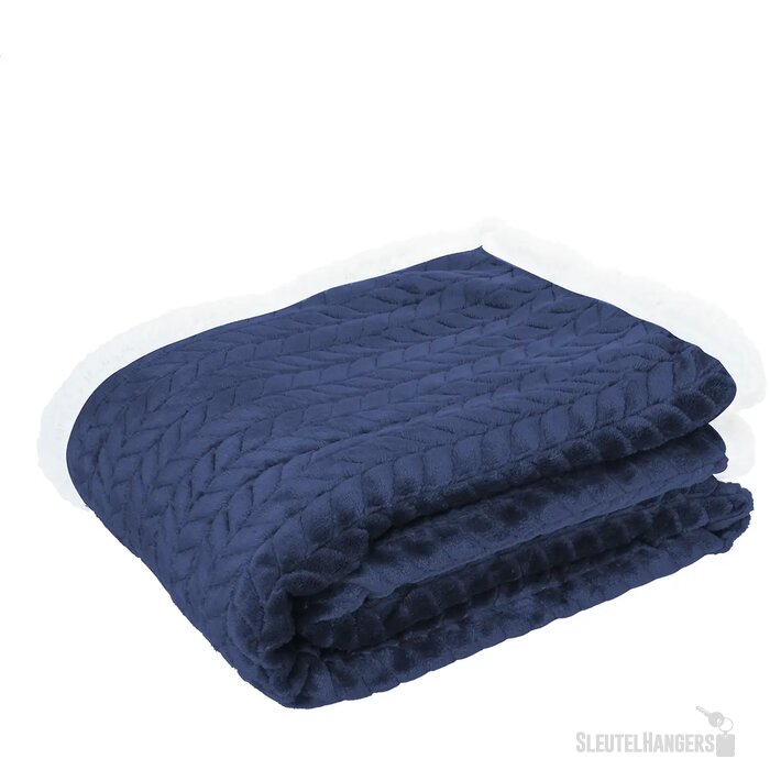 Foglio Rpet Deken Donker Blauw