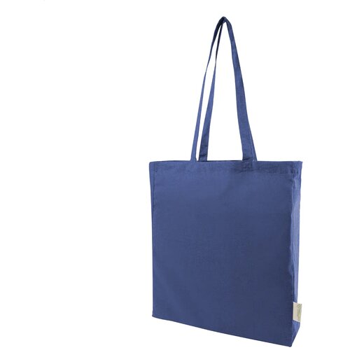 Guspex Hue Gerecyclede Katoenen Boodschappen Tas Blauw