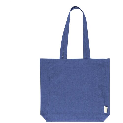 Guspex Hue Gerecyclede Katoenen Boodschappen Tas Blauw
