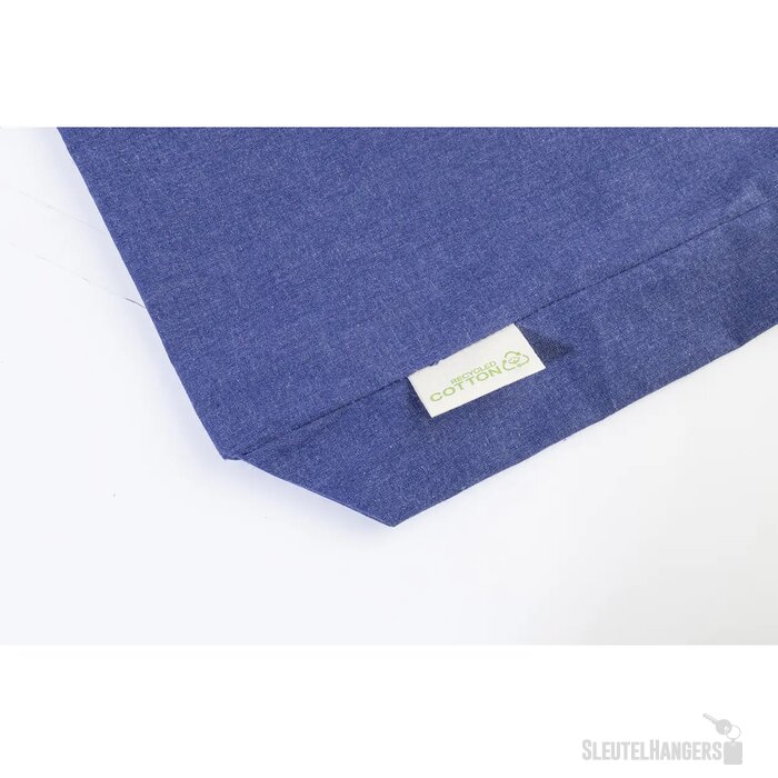 Guspex Hue Gerecyclede Katoenen Boodschappen Tas Blauw