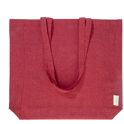 Guspex Hue Gerecyclede Katoenen Boodschappen Tas Rood