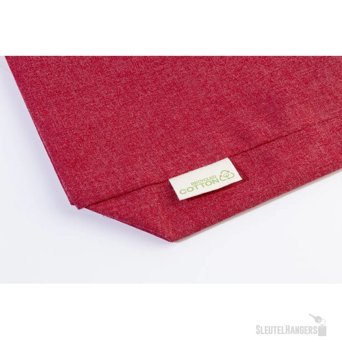Guspex Hue Gerecyclede Katoenen Boodschappen Tas Rood