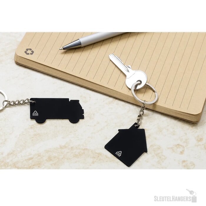 Hutshine Sleutelhanger Zwart