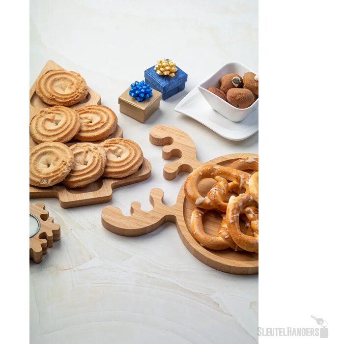 Kongle Kerst Snackbordje Natuurlijk