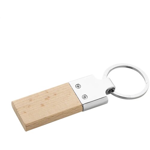 Lignum Sleutelhanger Natuurlijk