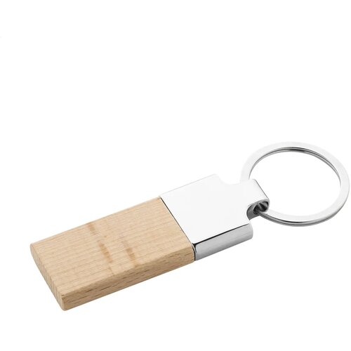 Lignum Sleutelhanger Natuurlijk