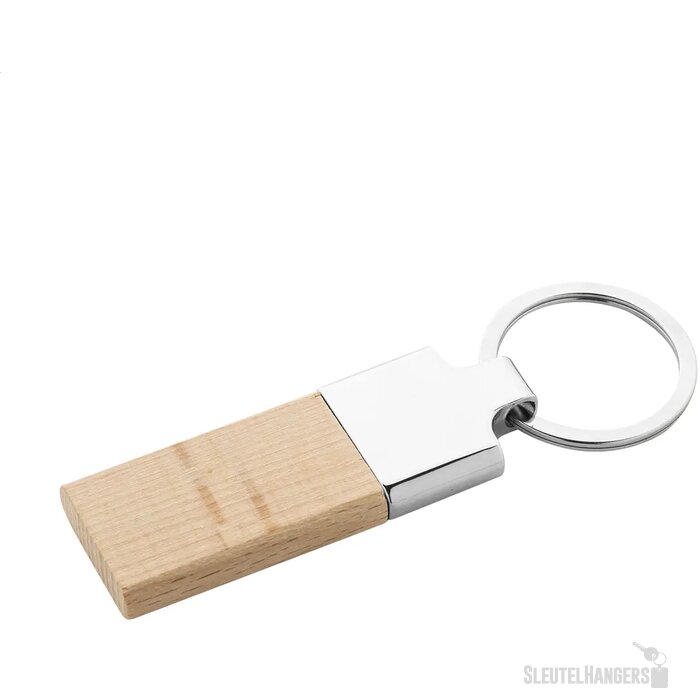 Lignum Sleutelhanger Natuurlijk