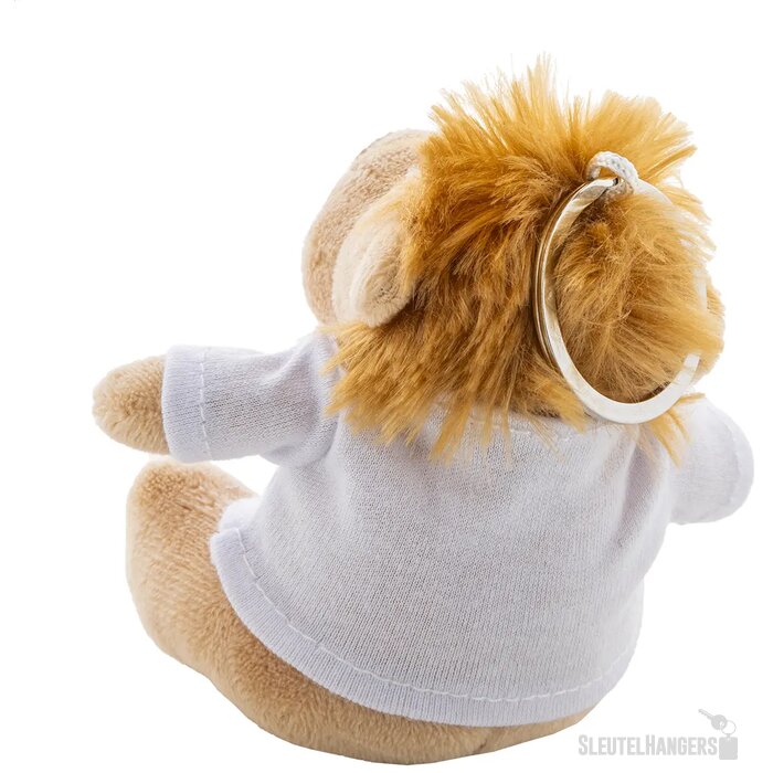 Liofob Pluche Leeuw Sleutelhanger Bruin