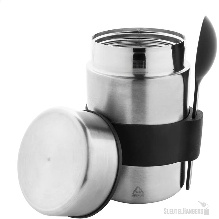 Minestrone Rss Geïsoleerde Lunchpot Zilver