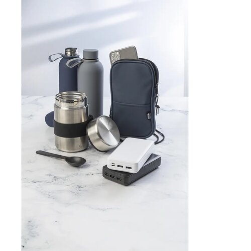 Minestrone Rss Geïsoleerde Lunchpot Zilver