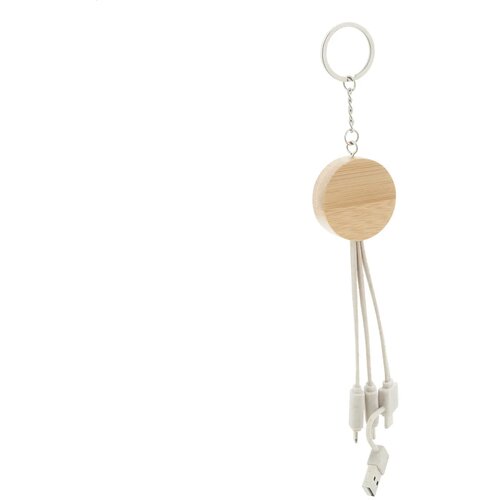 Mugory Sleutelhanger Met Usb-Oplaadkabel Natuurlijk