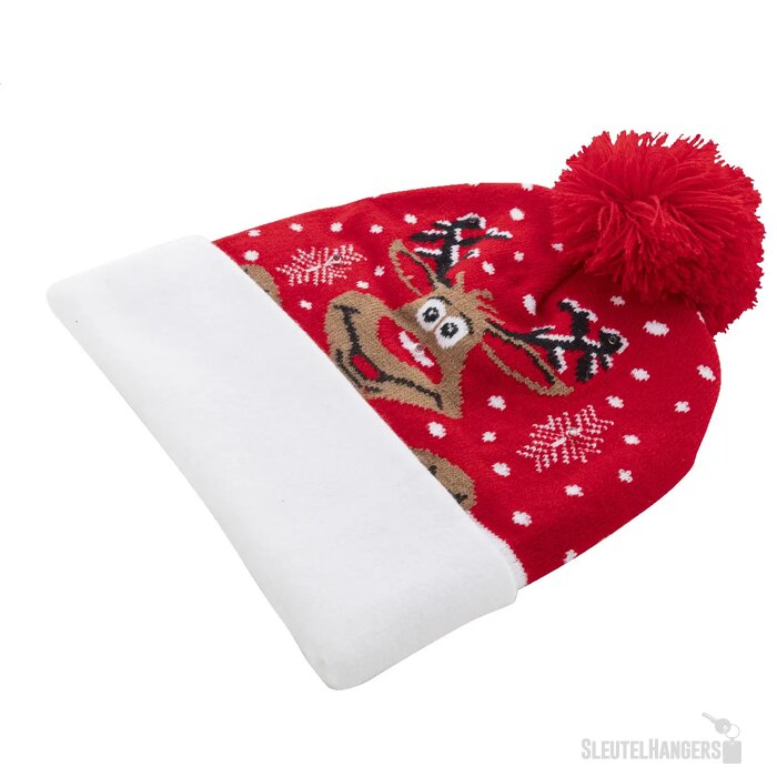Norrsken Kerst Led Wintermuts, Rendier Rood