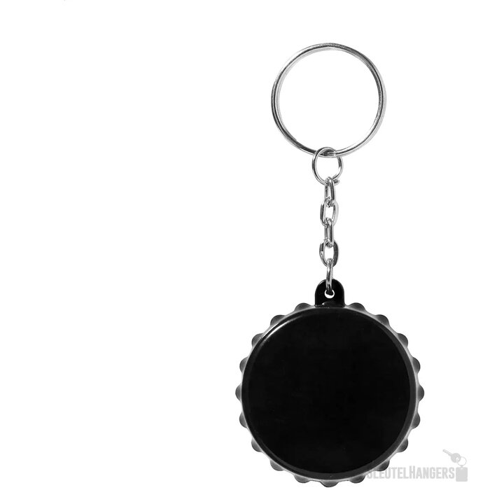 Popcap Rabs Flesopener Sleutelhanger Zwart
