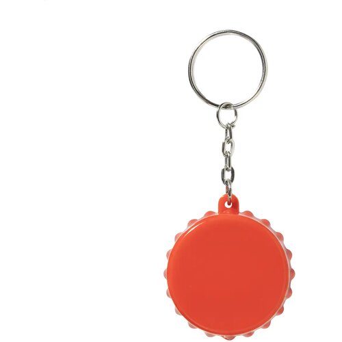 Popcap Rabs Flesopener Sleutelhanger Rood