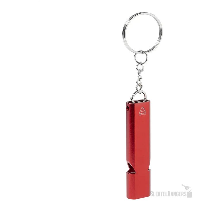 Raluhiss Fluitje Sleutelhanger Rood