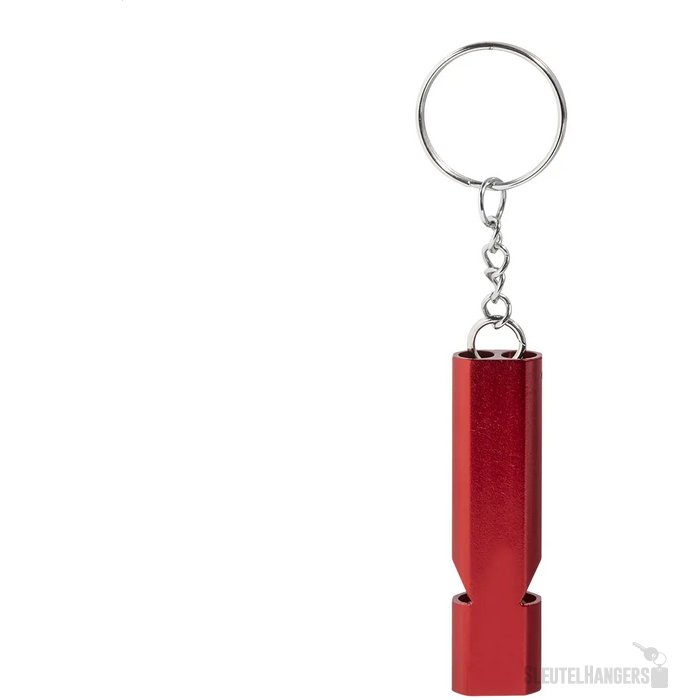 Raluhiss Fluitje Sleutelhanger Rood