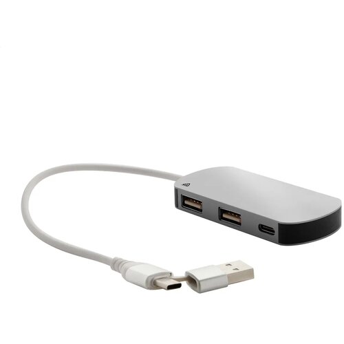 Raluhub Usb Hub Zilver