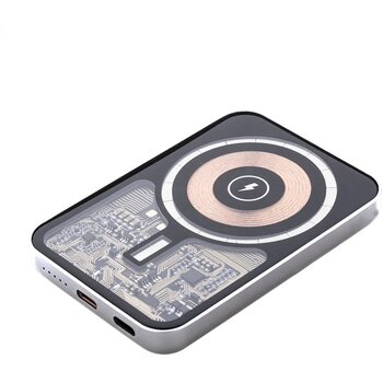 Ralusee Powerbank Zilver Ralusee Powerbank Zilver