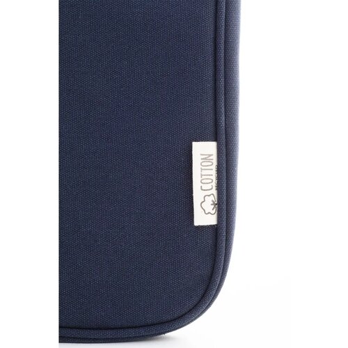 Rebyss Comp Laptoptas Van Gerecycled Canvas Donker Blauw