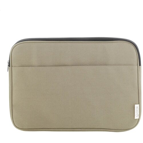 Rebyss Comp Laptoptas Van Gerecycled Canvas Beige