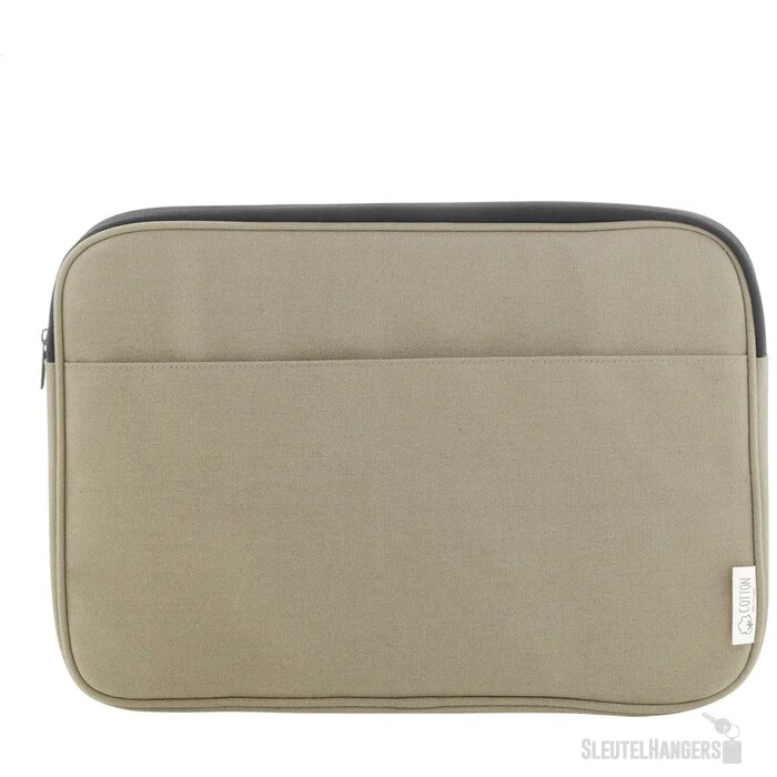 Rebyss Comp Laptoptas Van Gerecycled Canvas Beige
