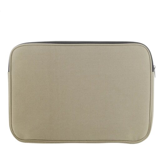 Rebyss Comp Laptoptas Van Gerecycled Canvas Beige