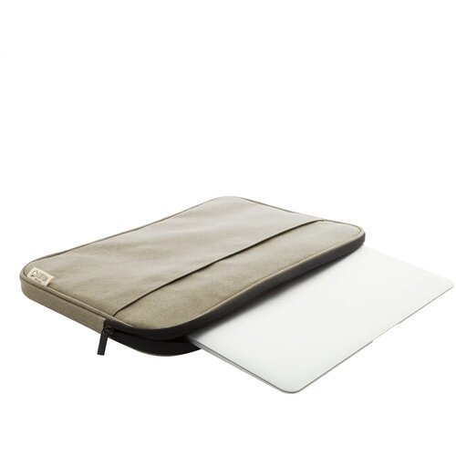 Rebyss Comp Laptoptas Van Gerecycled Canvas Beige