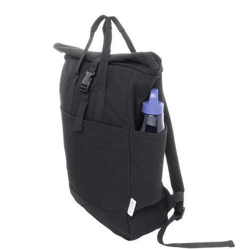 Rebyss Roll Rugzak Van Gerecycled Canvas Zwart