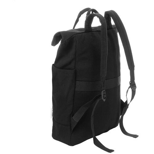 Rebyss Roll Rugzak Van Gerecycled Canvas Zwart