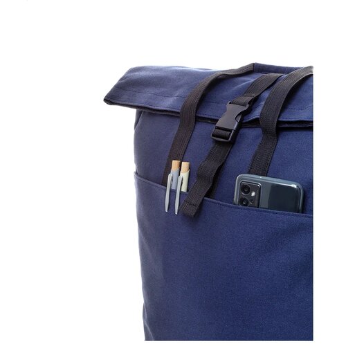 Rebyss Roll Rugzak Van Gerecycled Canvas Donker Blauw