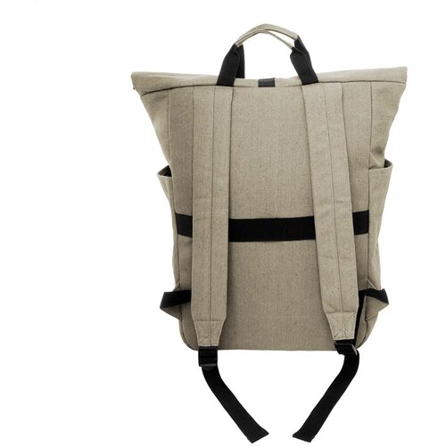 Rebyss Roll Rugzak Van Gerecycled Canvas Beige