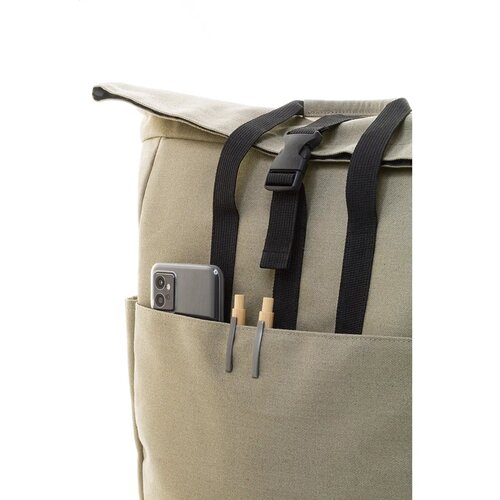 Rebyss Roll Rugzak Van Gerecycled Canvas Beige