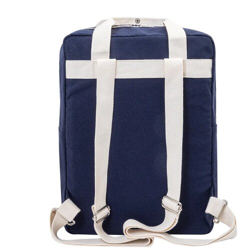 Rekan Back Gerecyclede Canvas Rugzak Blauw