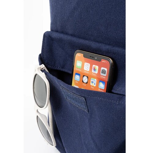 Rekan Back Gerecyclede Canvas Rugzak Blauw